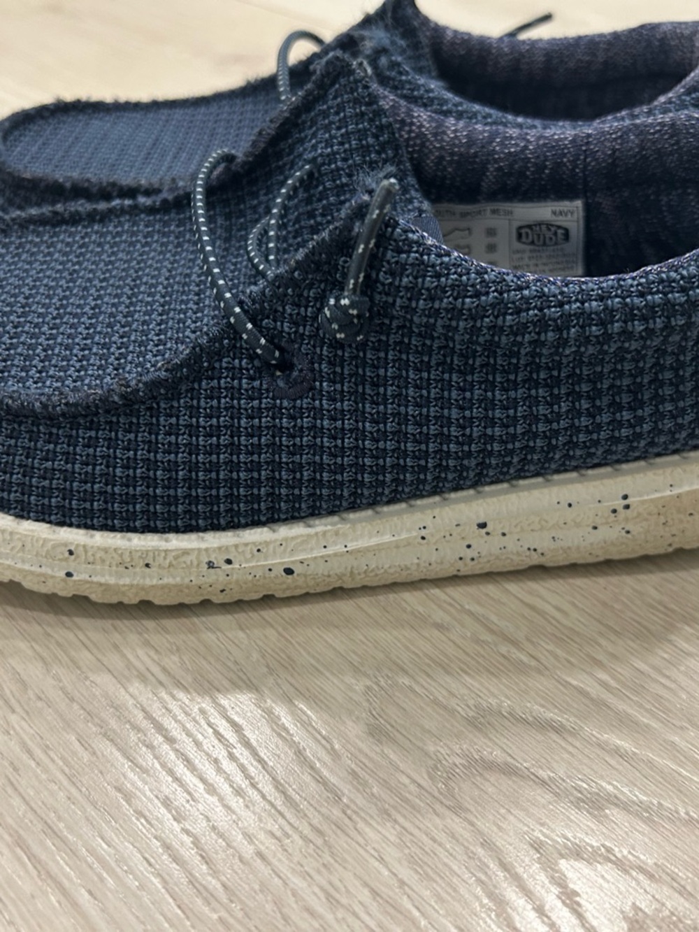 Navy Hey Dudes Casual Slip-On Shoes